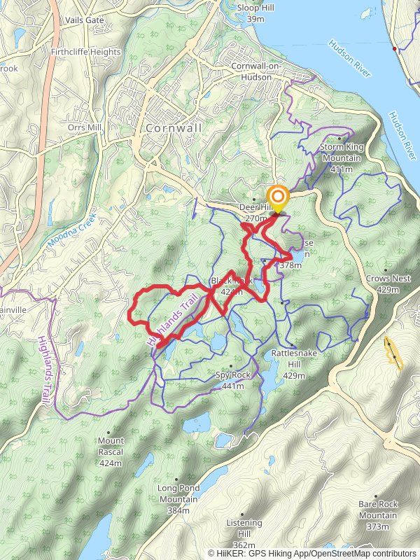 Upper Reservoir, Aleck Meadow Reservoir and Black Rock via White Oak Road and Stillman Trail