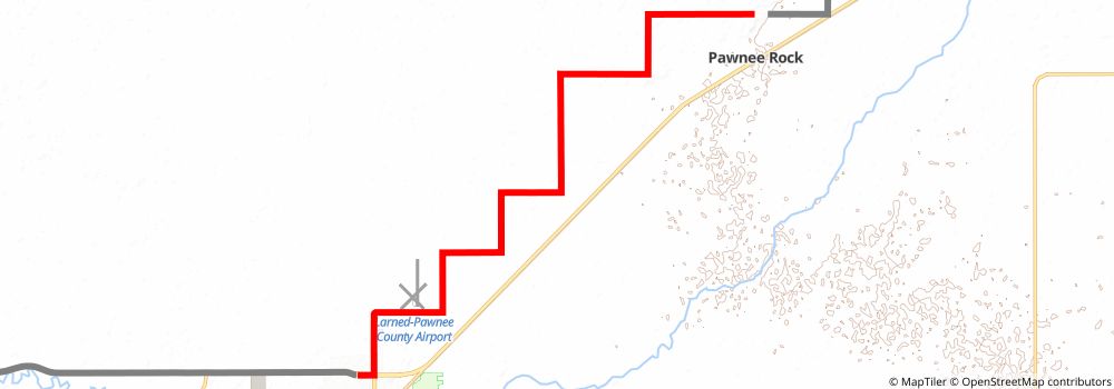 American Discovery Trail South Route stage 189 Map