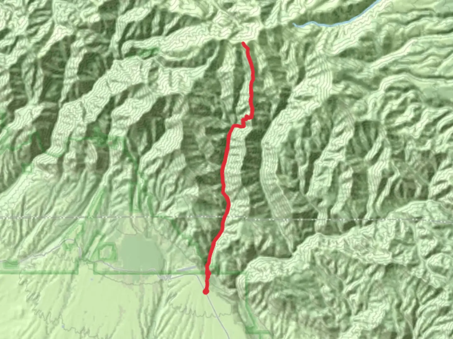 An image depicting the trail Rain Creek Divide Trail and its surrounding area.