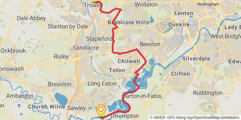 Erewash Valley Trail stage 3 Map