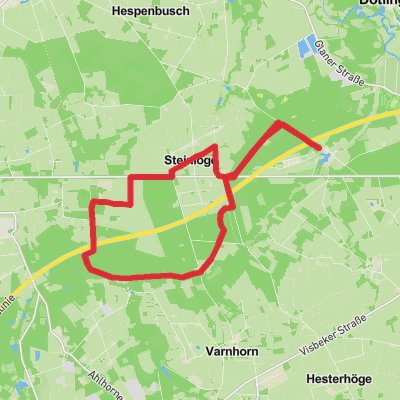 Steinloge Loop mobile static map