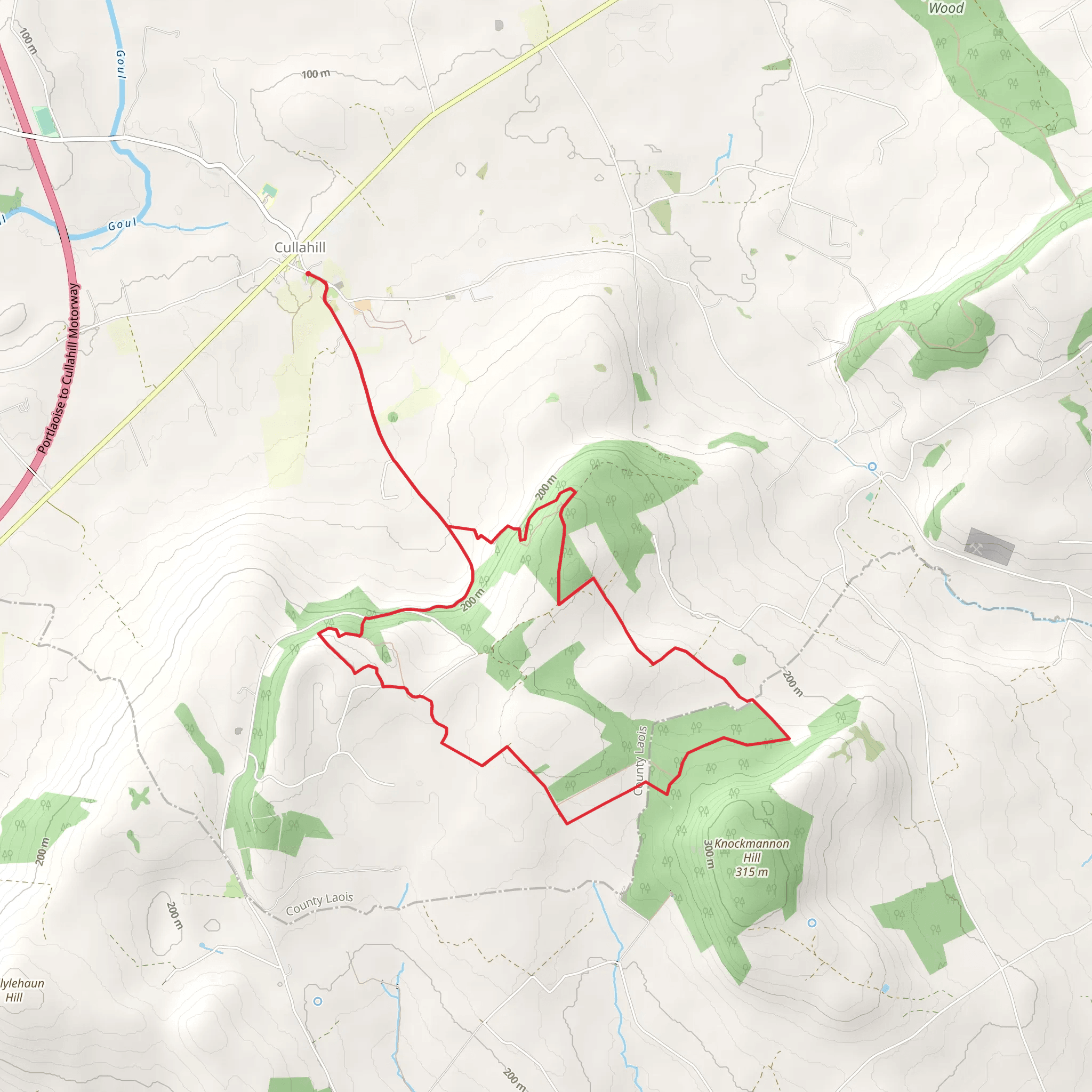Cullahill - Binnianea Loop mobile static map