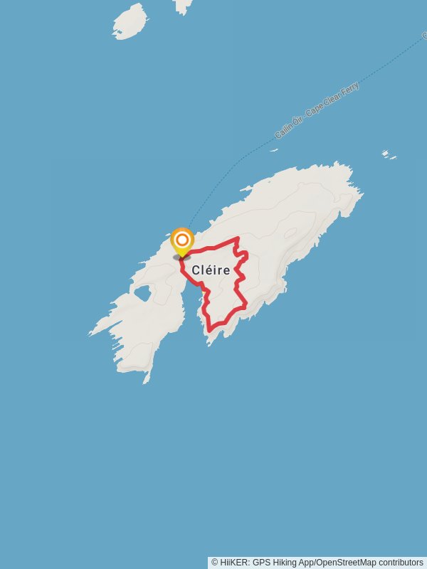 Cape Clear - Gleann Loop mobile static map