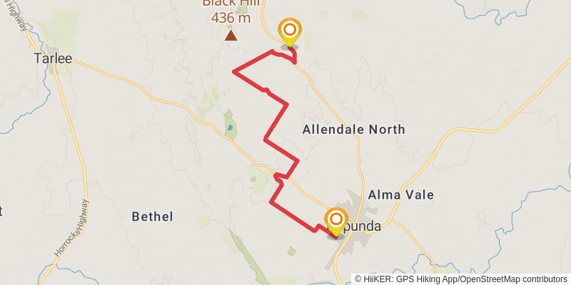 Heysen Trail stage 20 Map