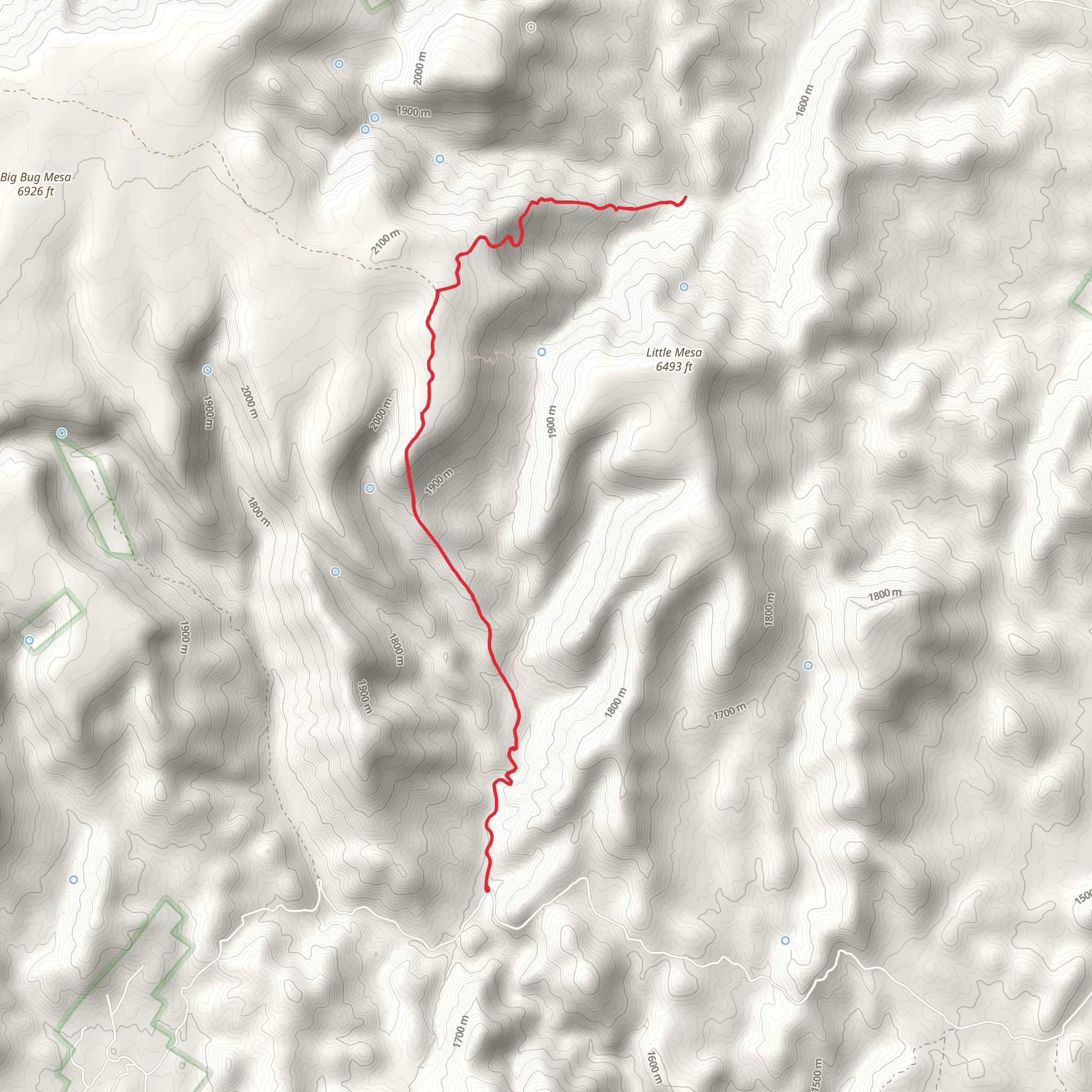 Little Wolf Trail mobile static map