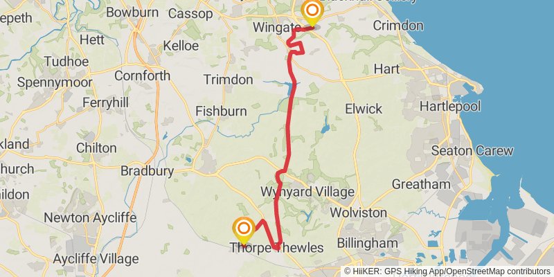 Durham Loop stage 4 Map