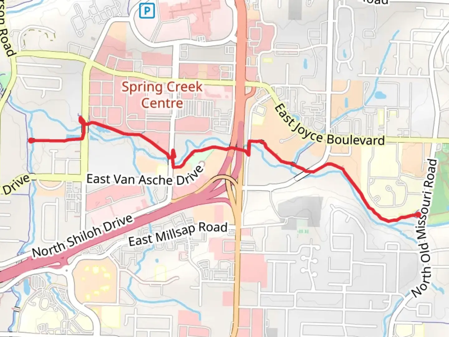An image depicting the trail Mud Creek Trail and its surrounding area.