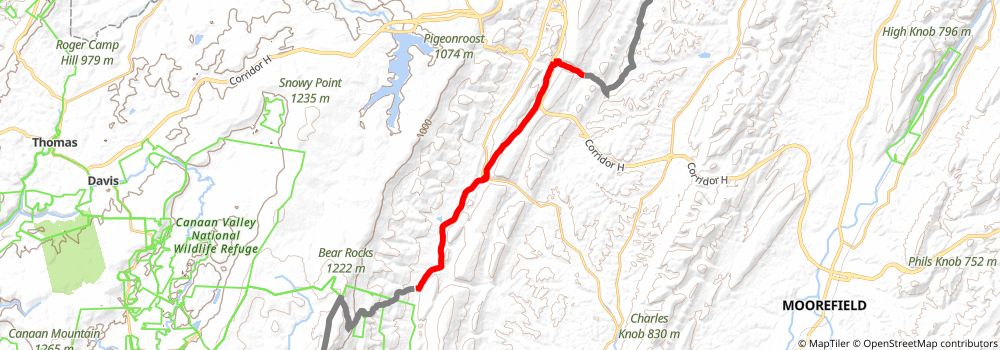American Discovery Trail South Route stage 29 Map