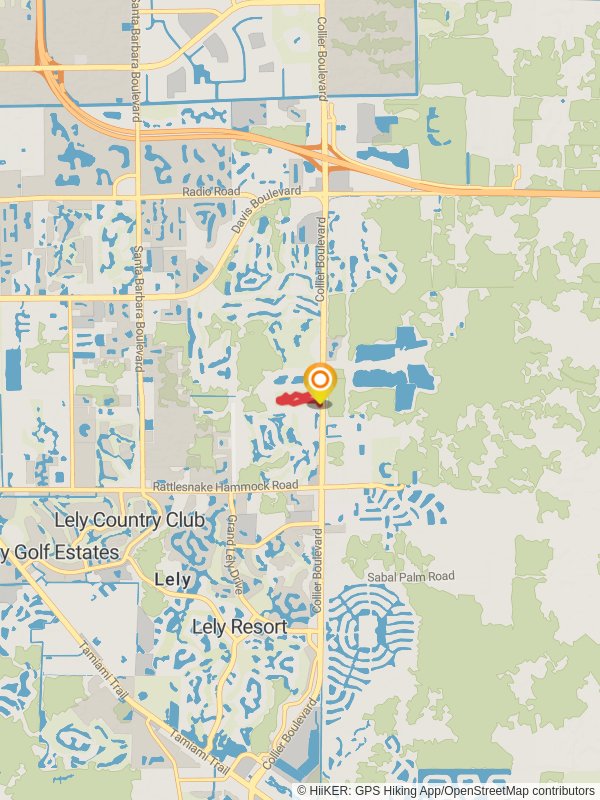 Serenity Walk Park Loop mobile static map