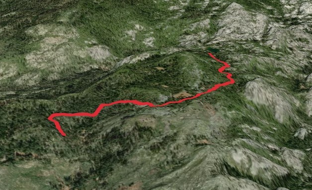 Shriner Lake via Tanglefoot Trail