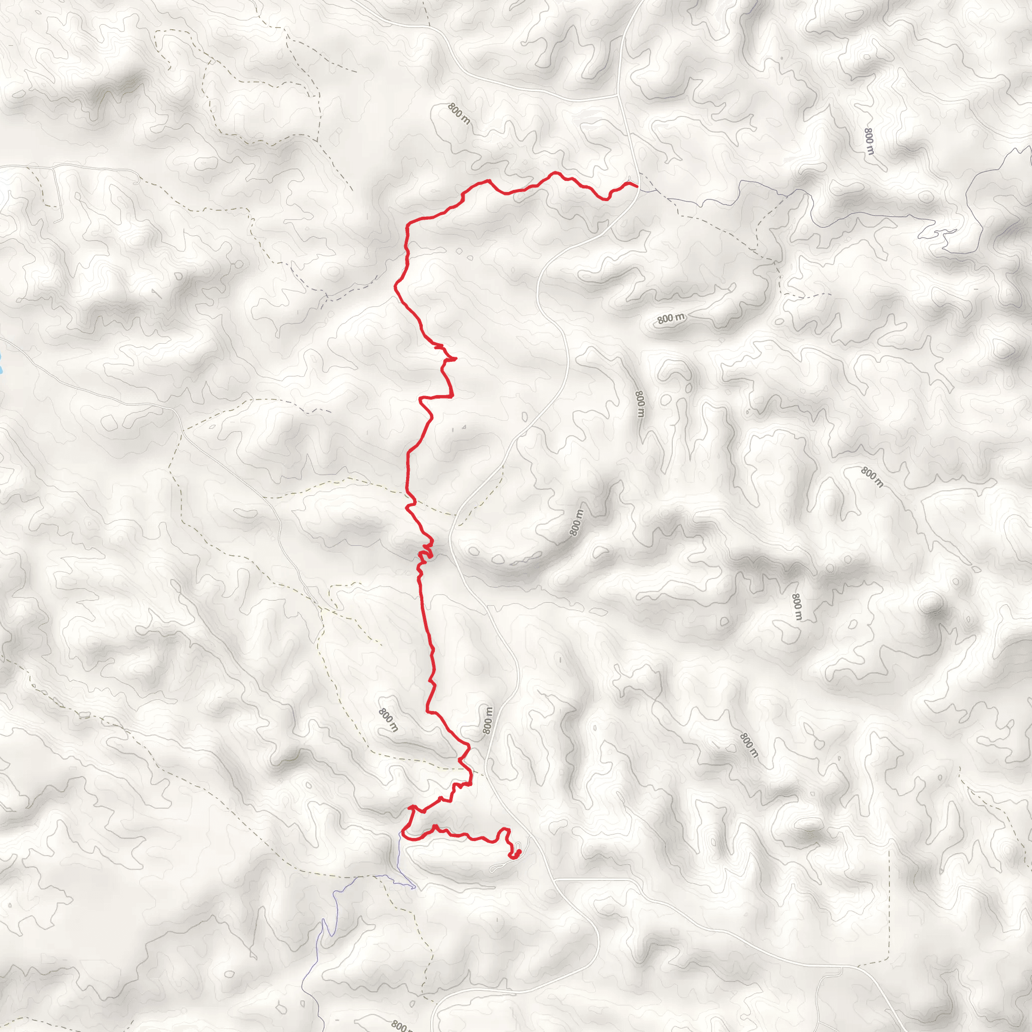 Coal Creek and Maah Daah Hey Trail mobile static map