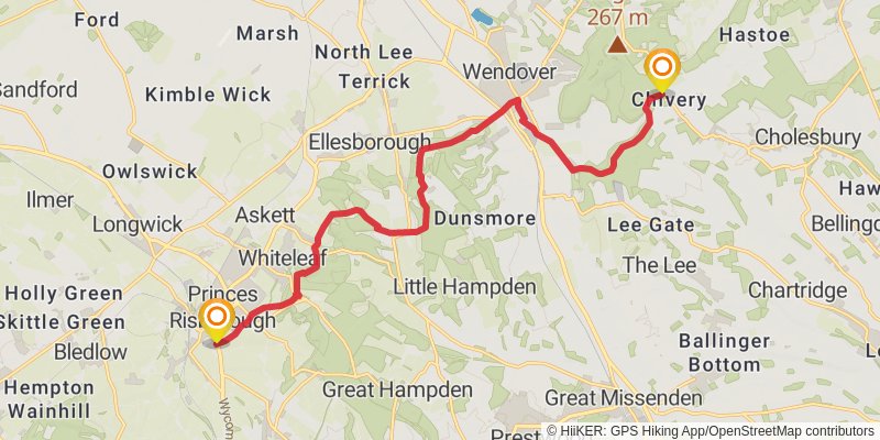 The Ridgeway National Trail stage 6 Map