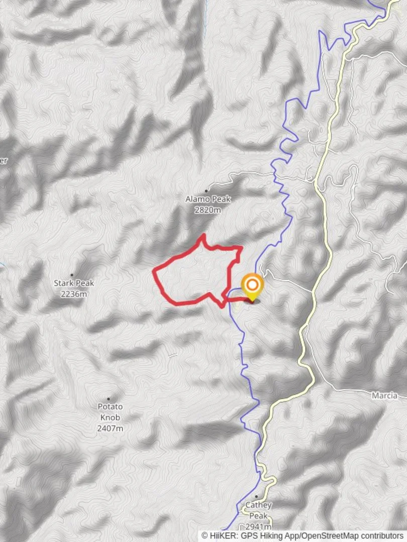 An image depicting the trail Atkinson Field Trail and Pipeline Loop Trail and its surrounding area.