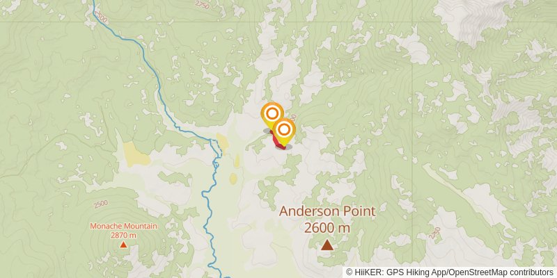 Olancha Pass Trail stage 2 Map