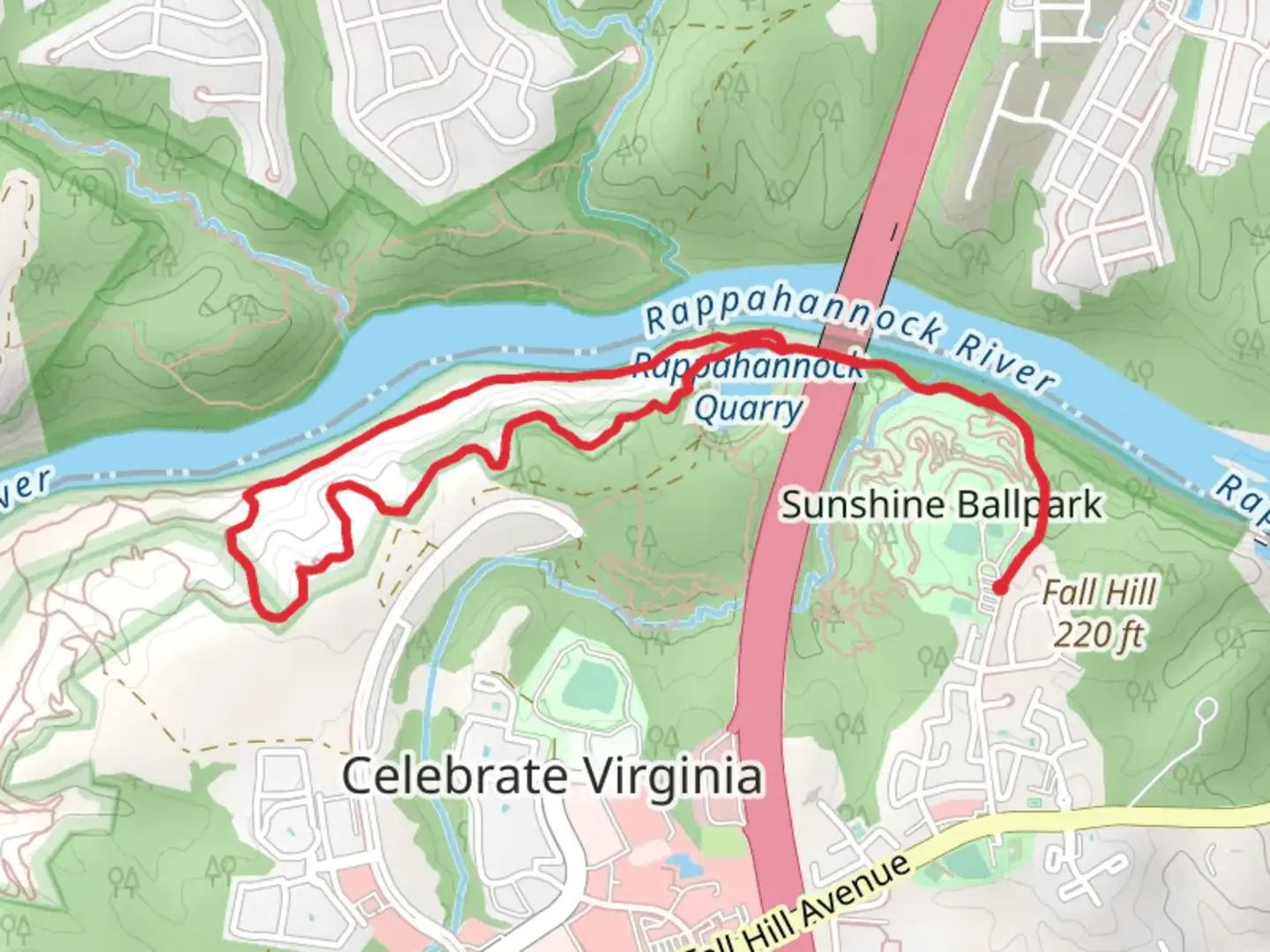 An image depicting the trail Beach and Ridge Loop Trail and its surrounding area.