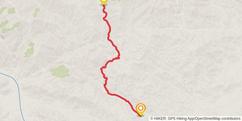 Pacific Crest Trail - Southern California stage 21 Map