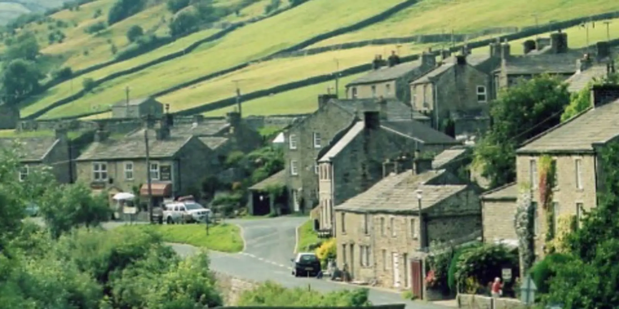 An image depicting the trail Swalledale Loop via Great Shunner Fell and Ravenseat and its surrounding area.