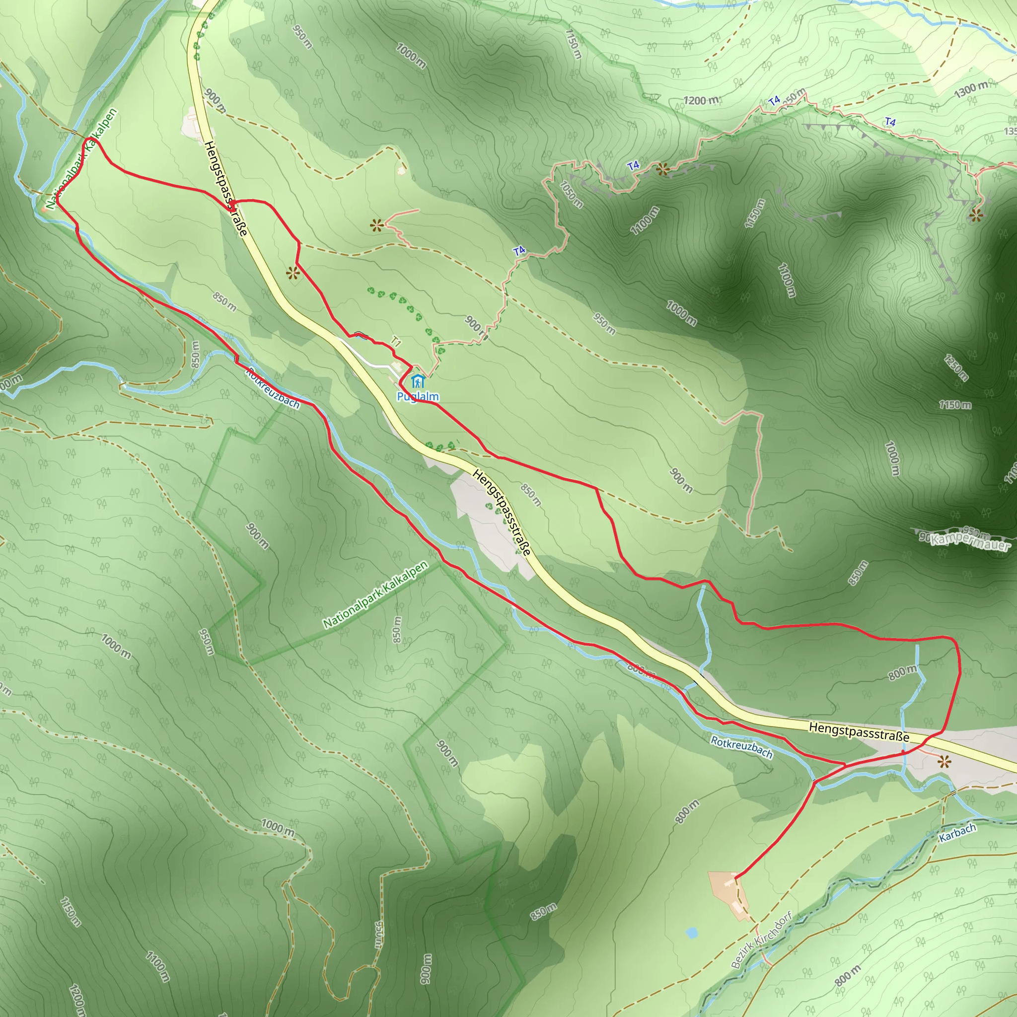 Alpine Meadows Loop Walk mobile static map
