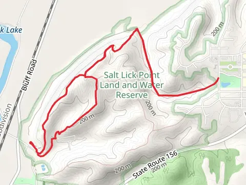 Salt Lick Point, Newman and Limestone Lane Loop Trail