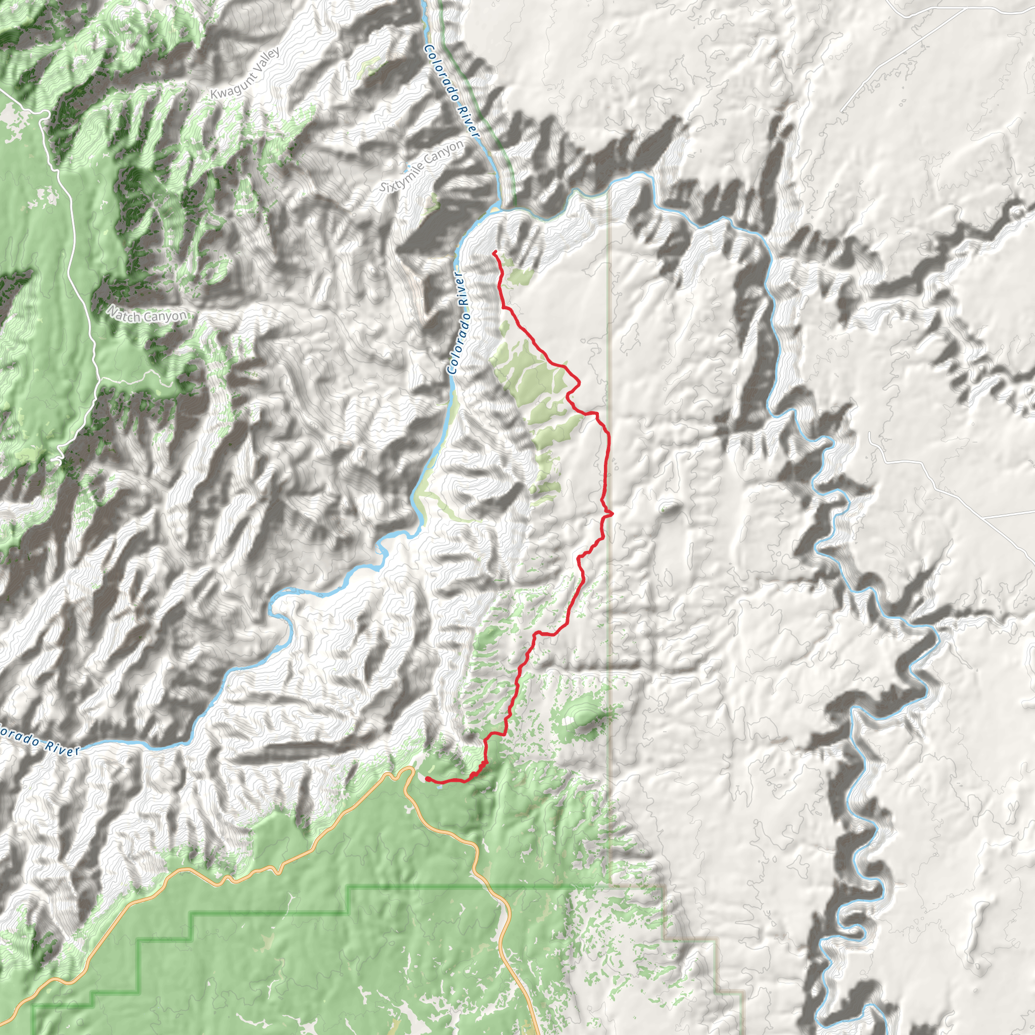 Cape Solitude Trail mobile static map