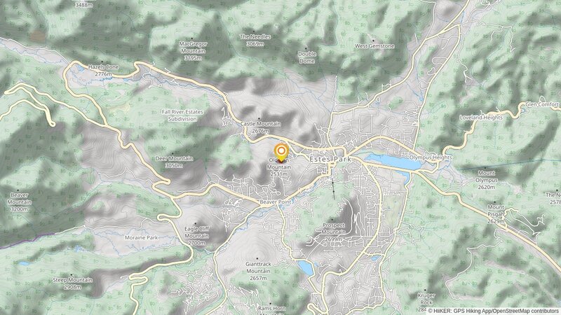 Oldman Mountain mobile static map