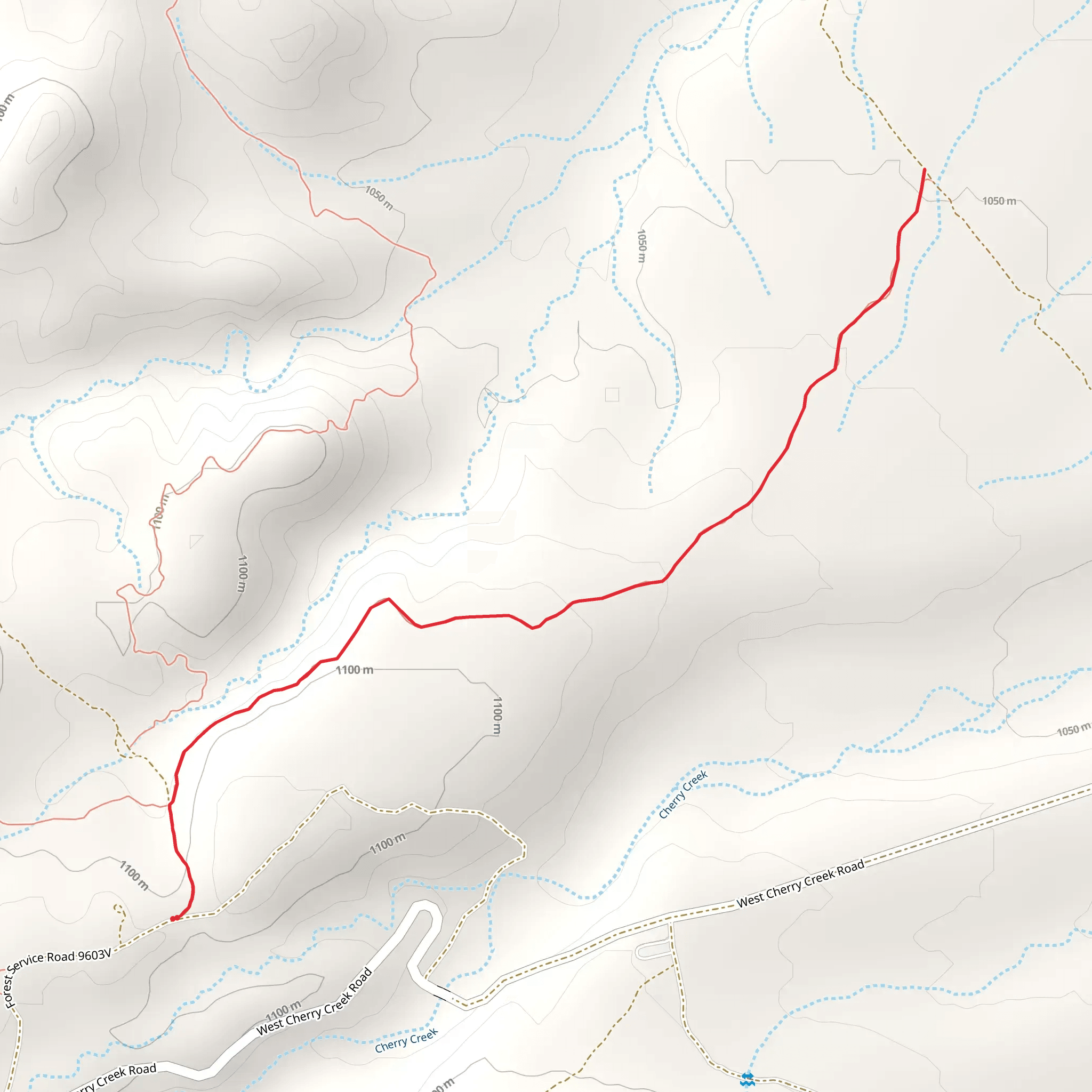 Underhill Trail mobile static map