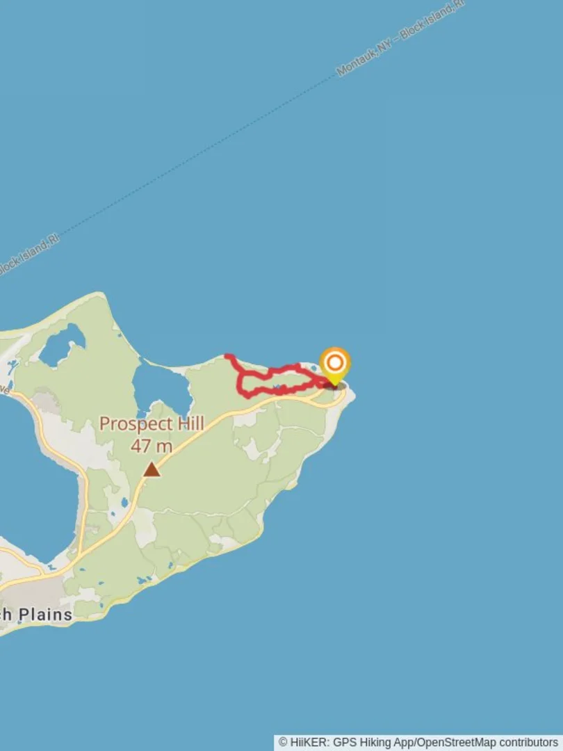 An image depicting the trail Money Pond and Oyster Pond Trail Loop and its surrounding area.