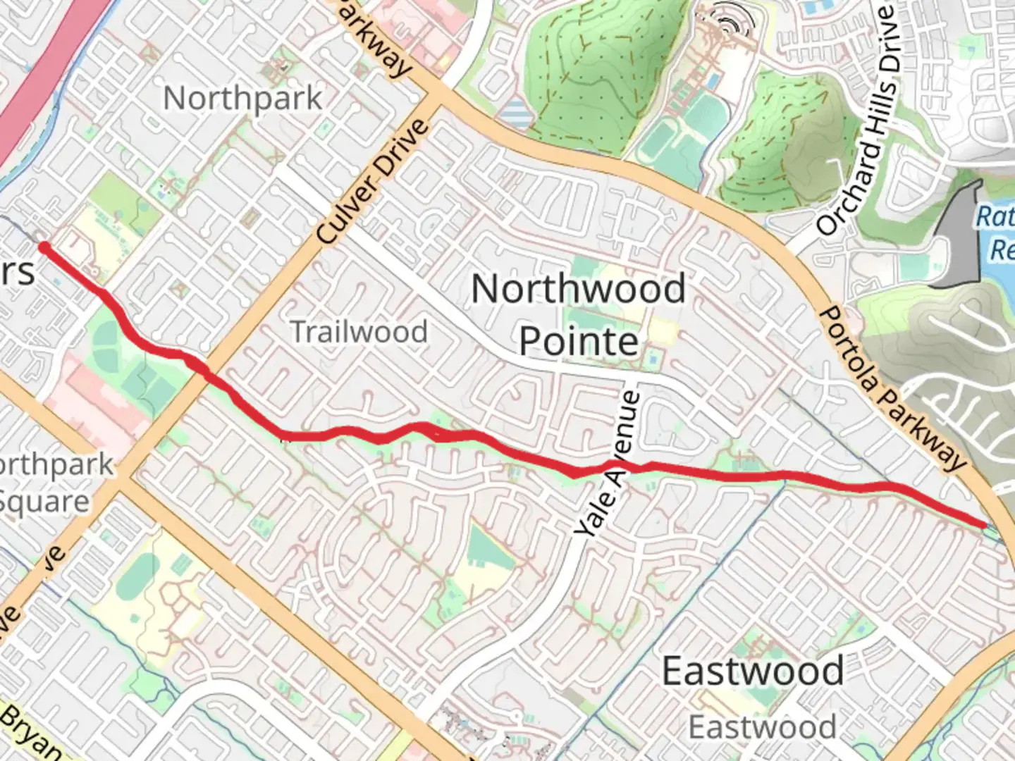 An image depicting the trail Hicks Canyon Trail and its surrounding area.