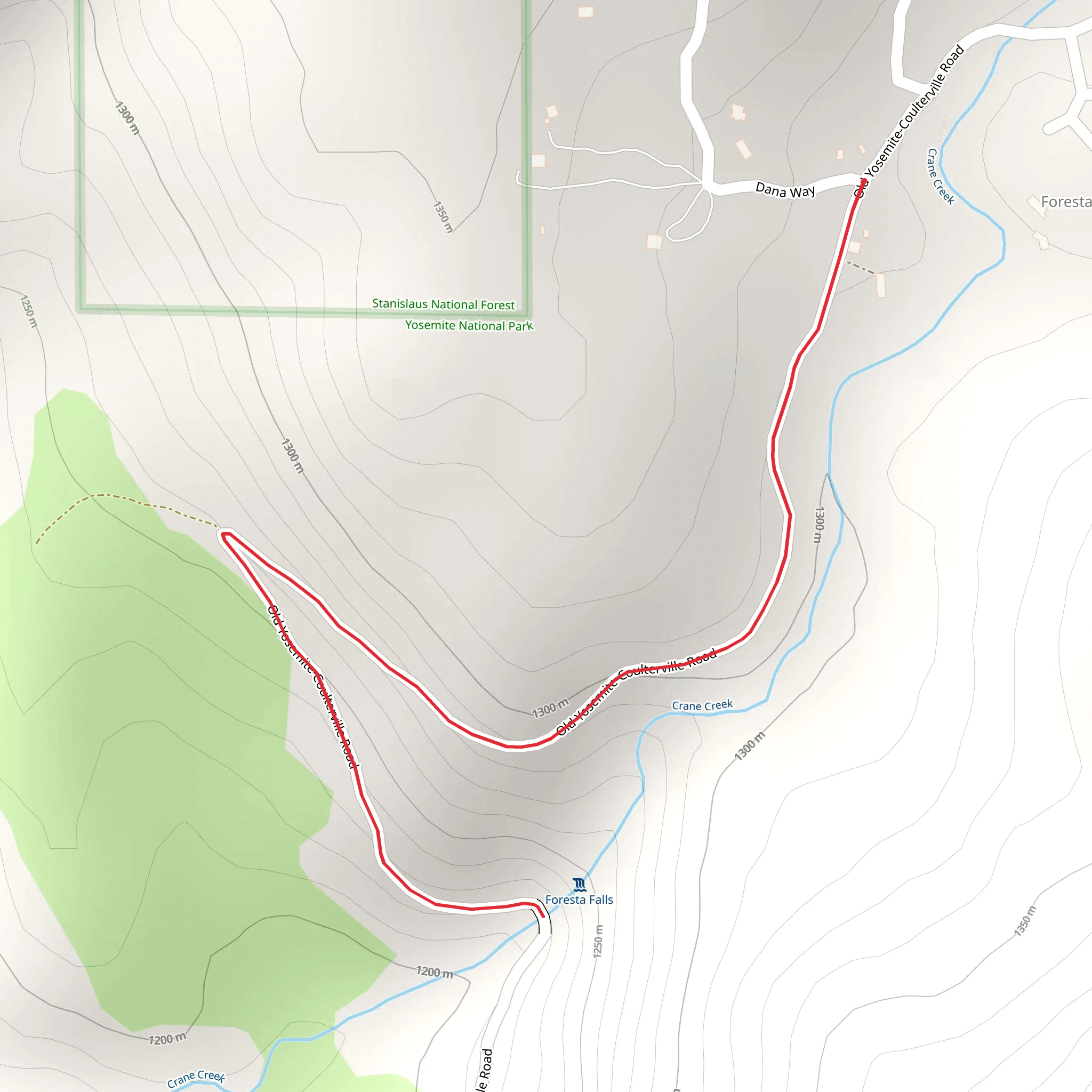 Crane Creek mobile static map