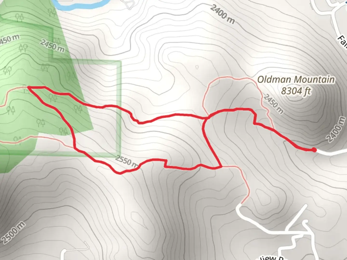 An image depicting the trail Deer Mountain Loop Trail and its surrounding area.