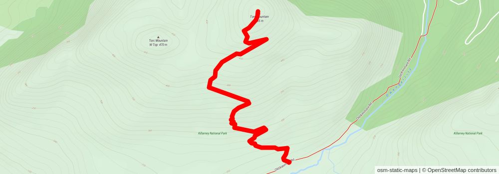 Kerry Way spur 1 Map