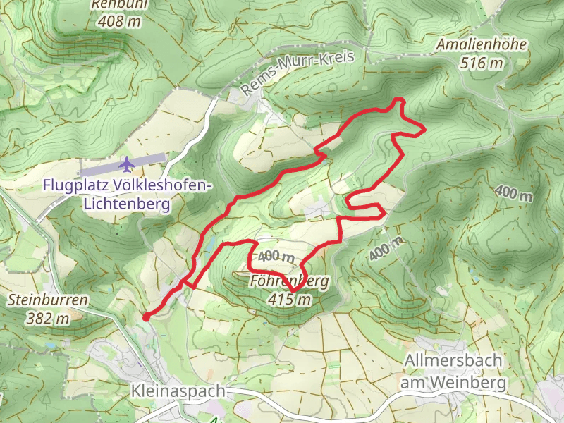 Hintervohrenberg, Vordervohrenberg and Steinhausen Loop