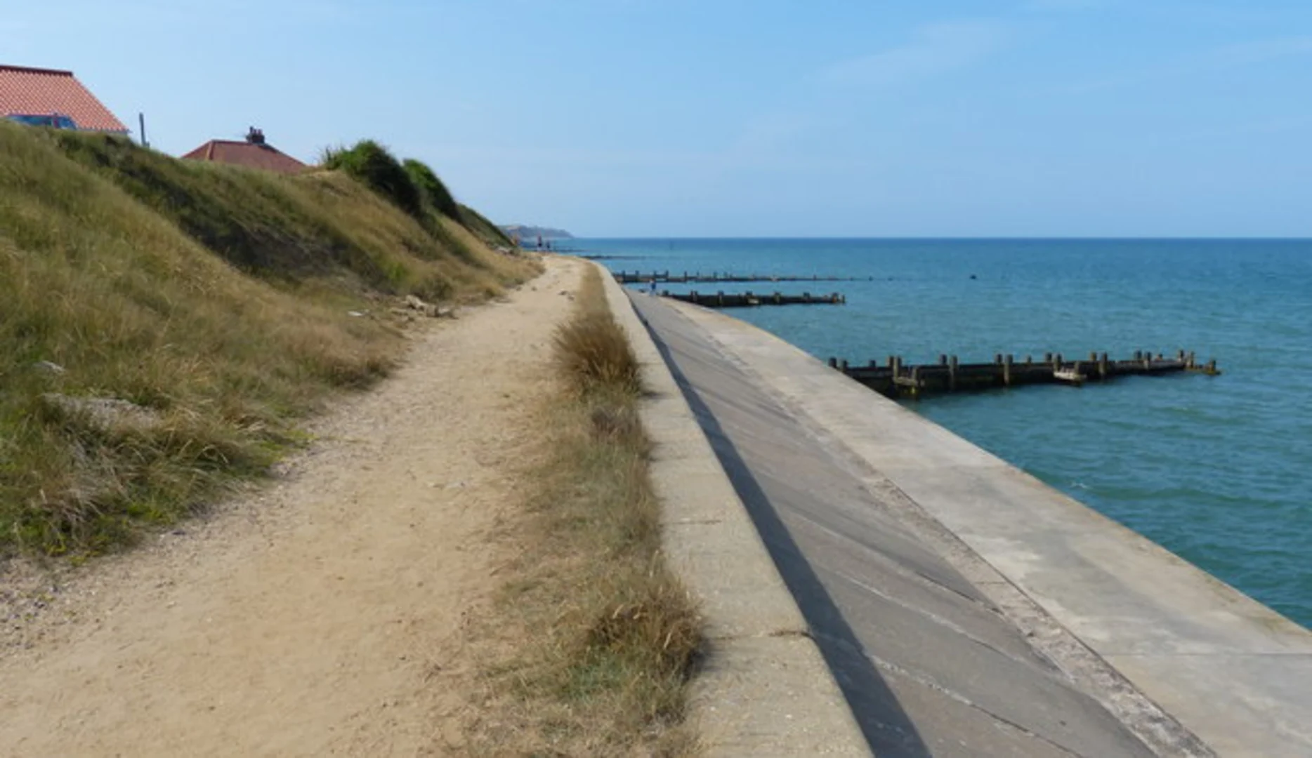 An image depicting the trail Happisburgh to Bacton Green Loop and its surrounding area.