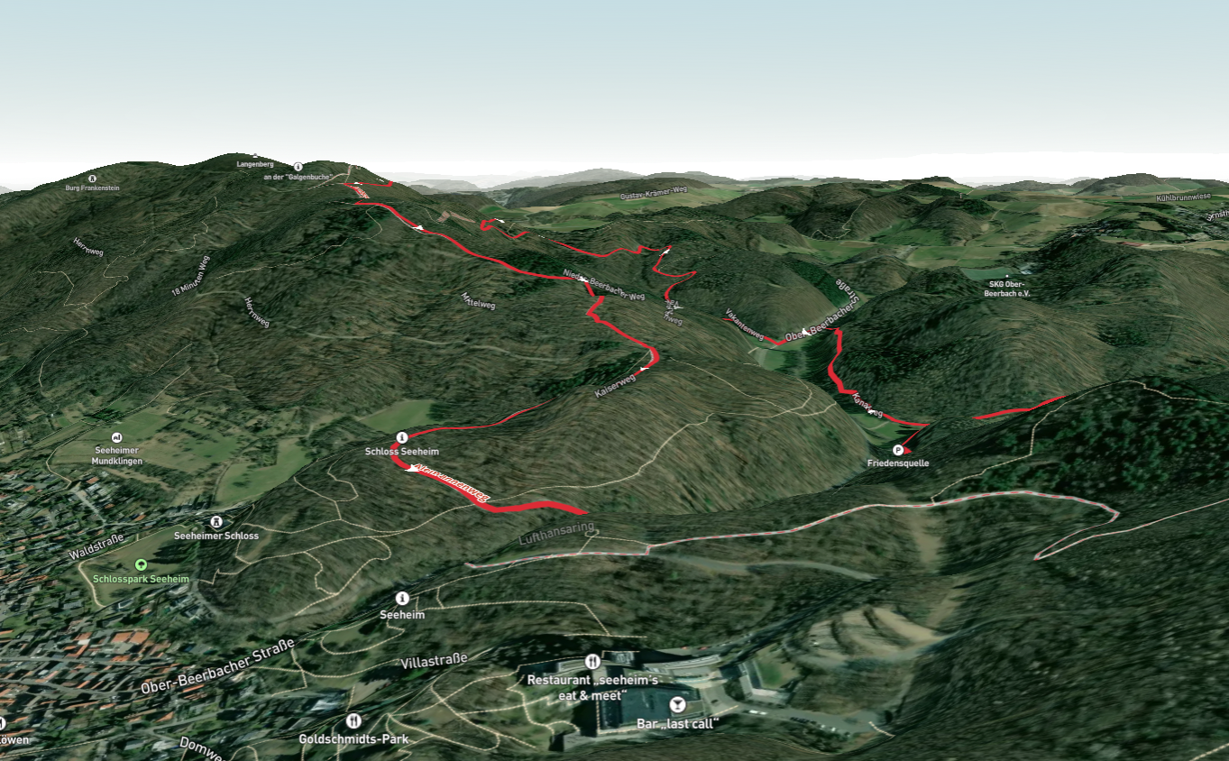 Maerchenteich via Alemannwnweg and Lufthansa Wanderweg