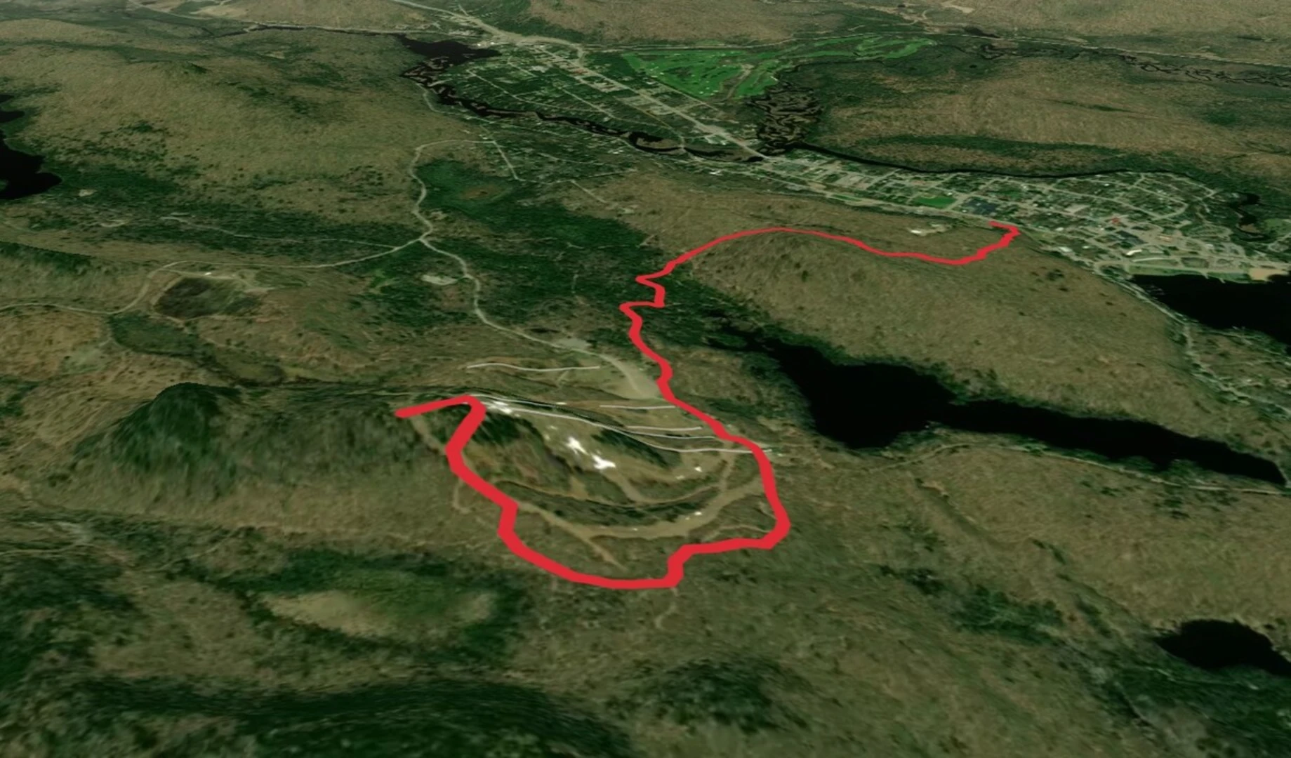 An image depicting the trail McCauley Mountain Trail and its surrounding area.