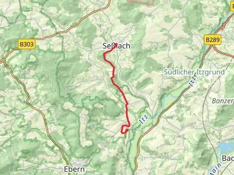 Untermerzbach to Sesslach via Fraenkischer Bibelweg