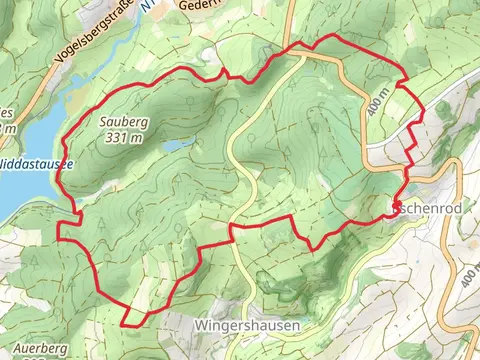 Eschenrod Loop via Niddastausee