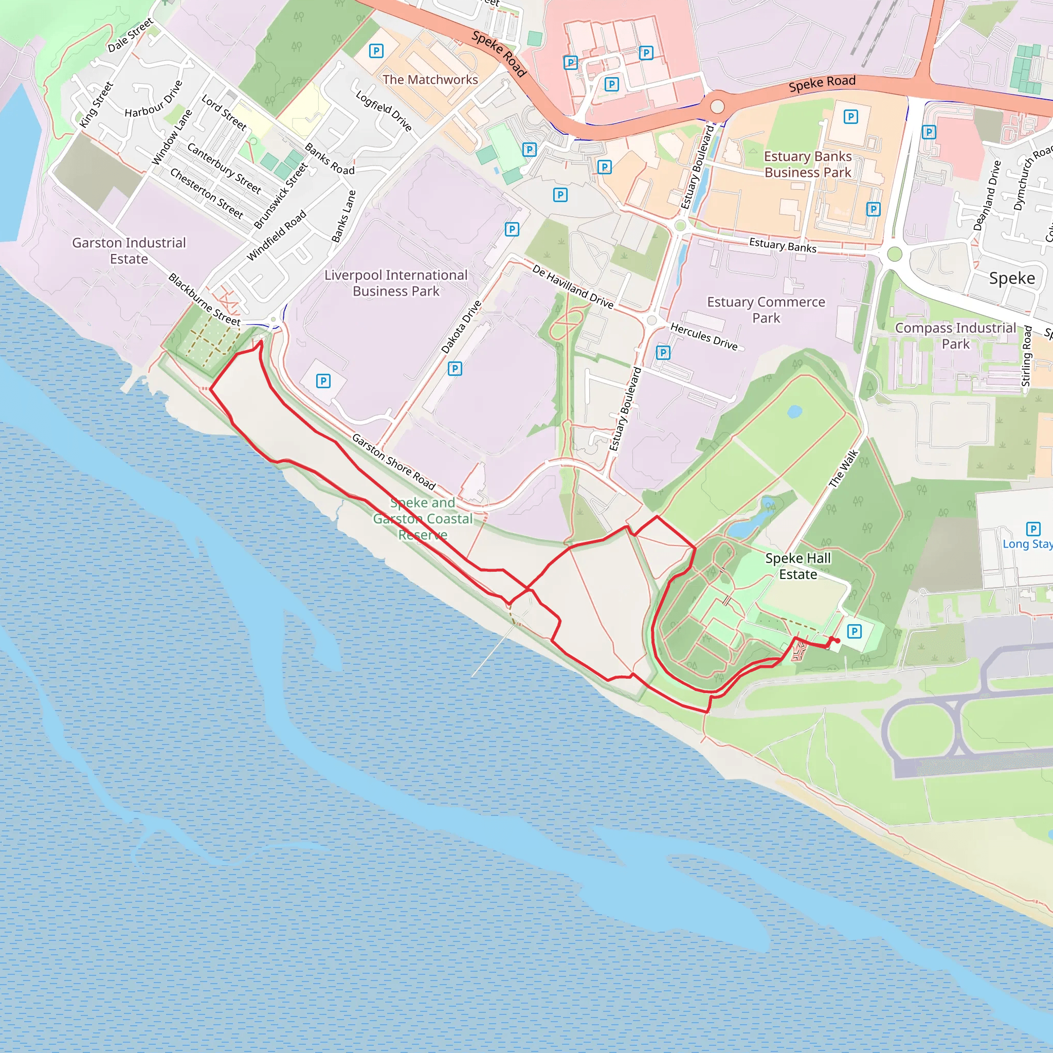 Speke Hall mobile static map