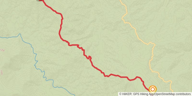 Australian Alps Walking Track stage 20 Map
