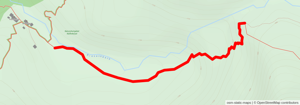 The Hochwildstelle via Schwarzensee stage 2 Map