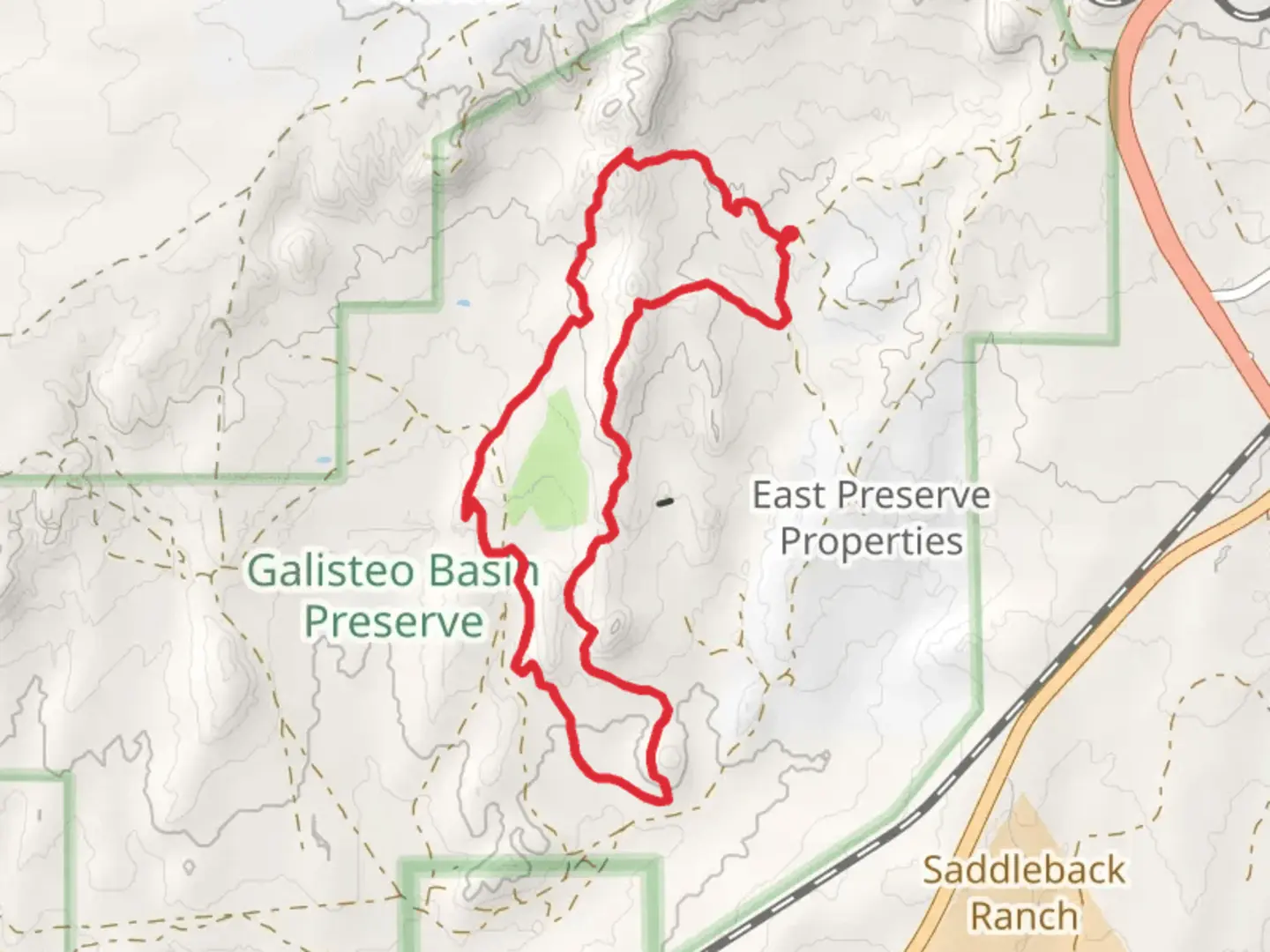 An image depicting the trail Shepherd's, Liam's Lark and Derek's Delight Loop Trail and its surrounding area.