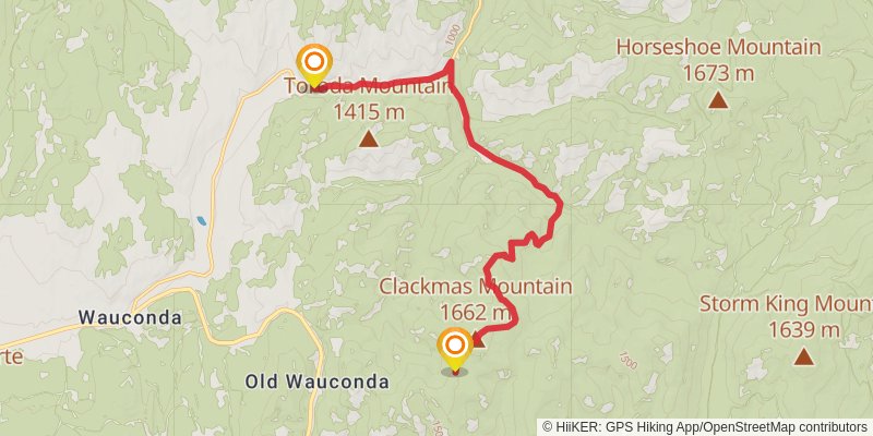 Ultra Pedestrian North Loop stage 223 Map