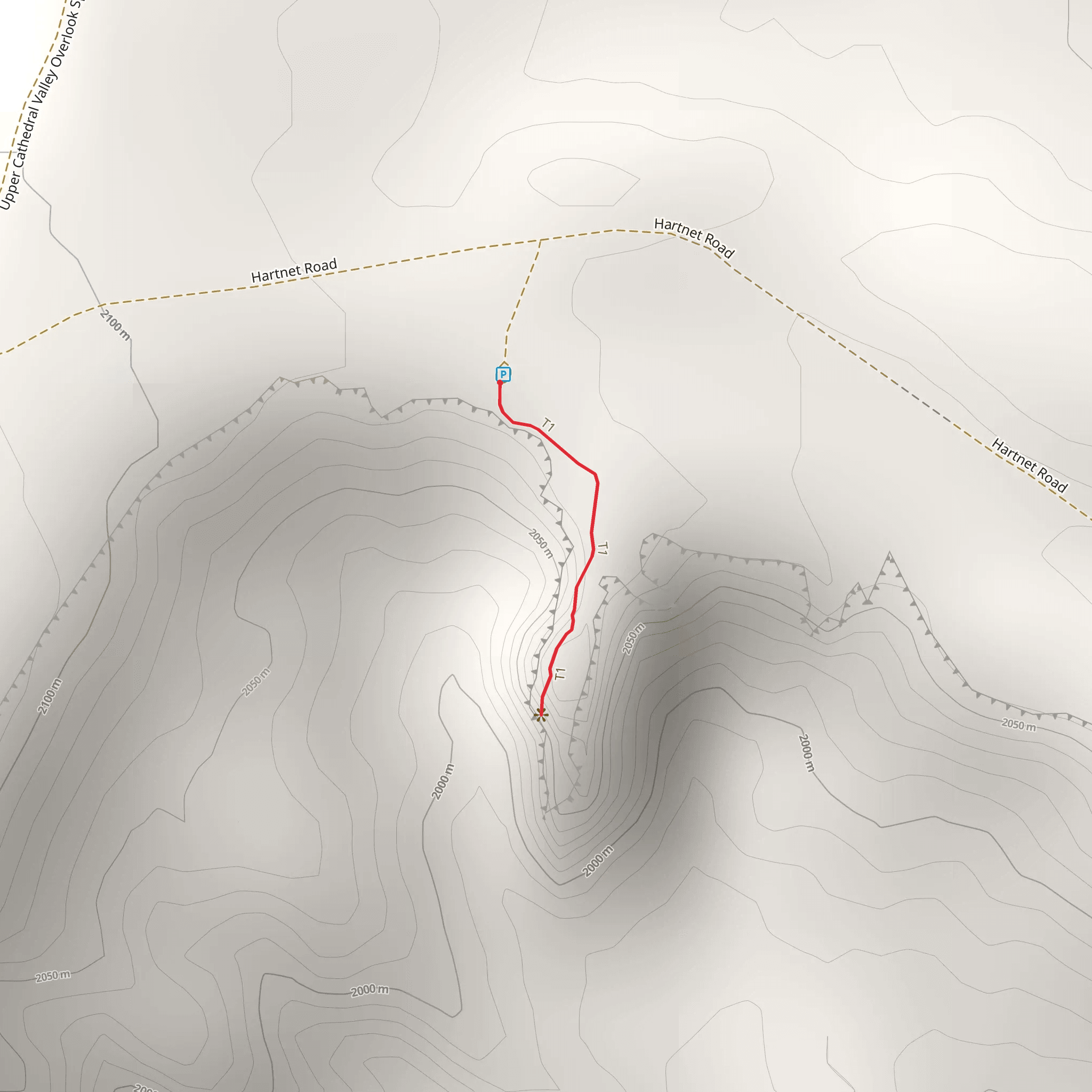 Hartnet Road mobile static map