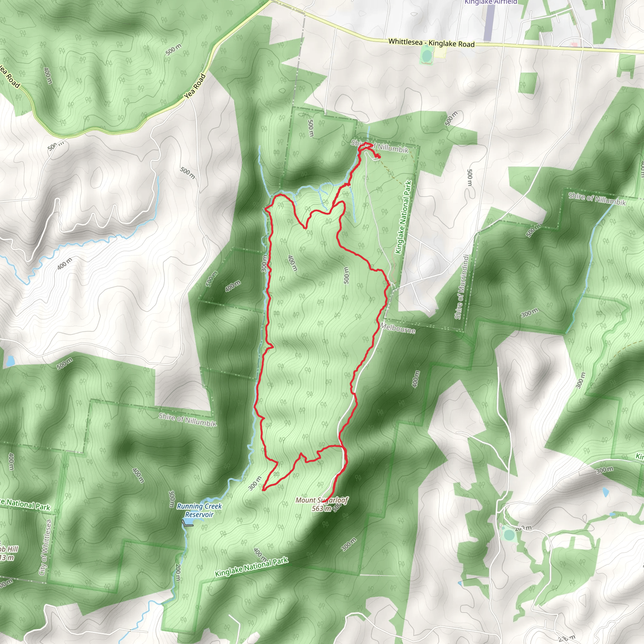 Masons Falls Circuit Trail mobile static map