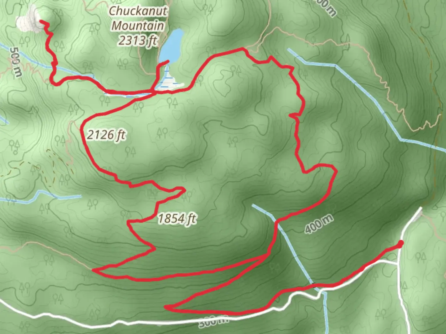 An image depicting the trail Lily Lizard, Oyster Dome and Lily Lake Loop Trail and its surrounding area.