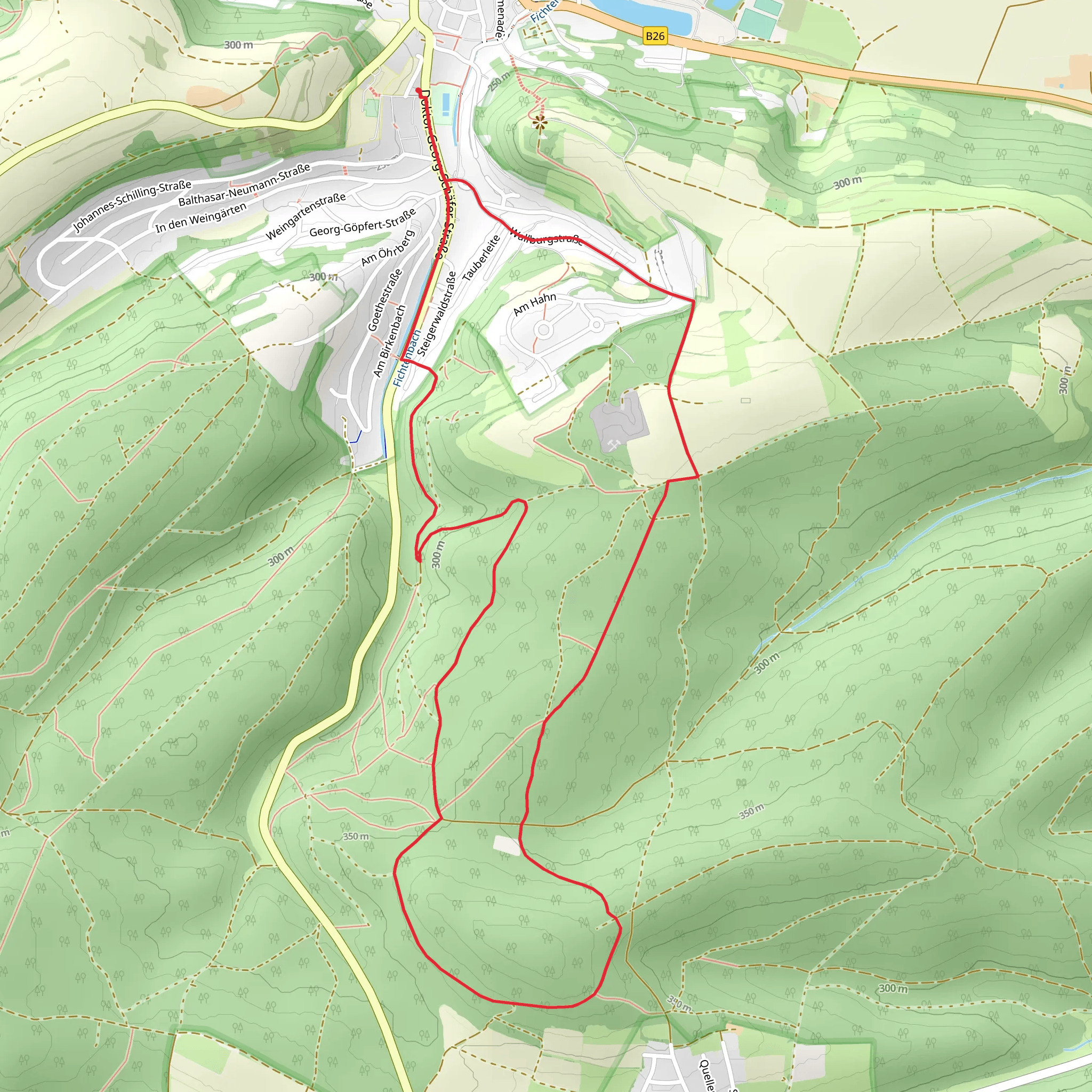 Rundweg Eltmann E 3 mobile static map