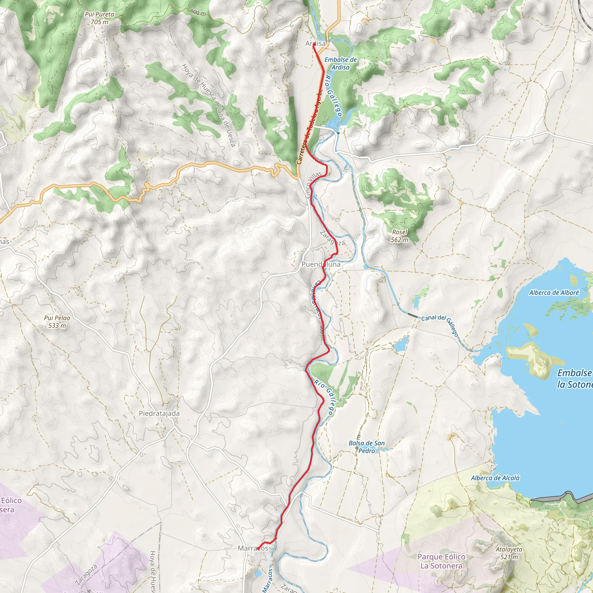 Morocco - Ardisa PR Z 105 mobile static map