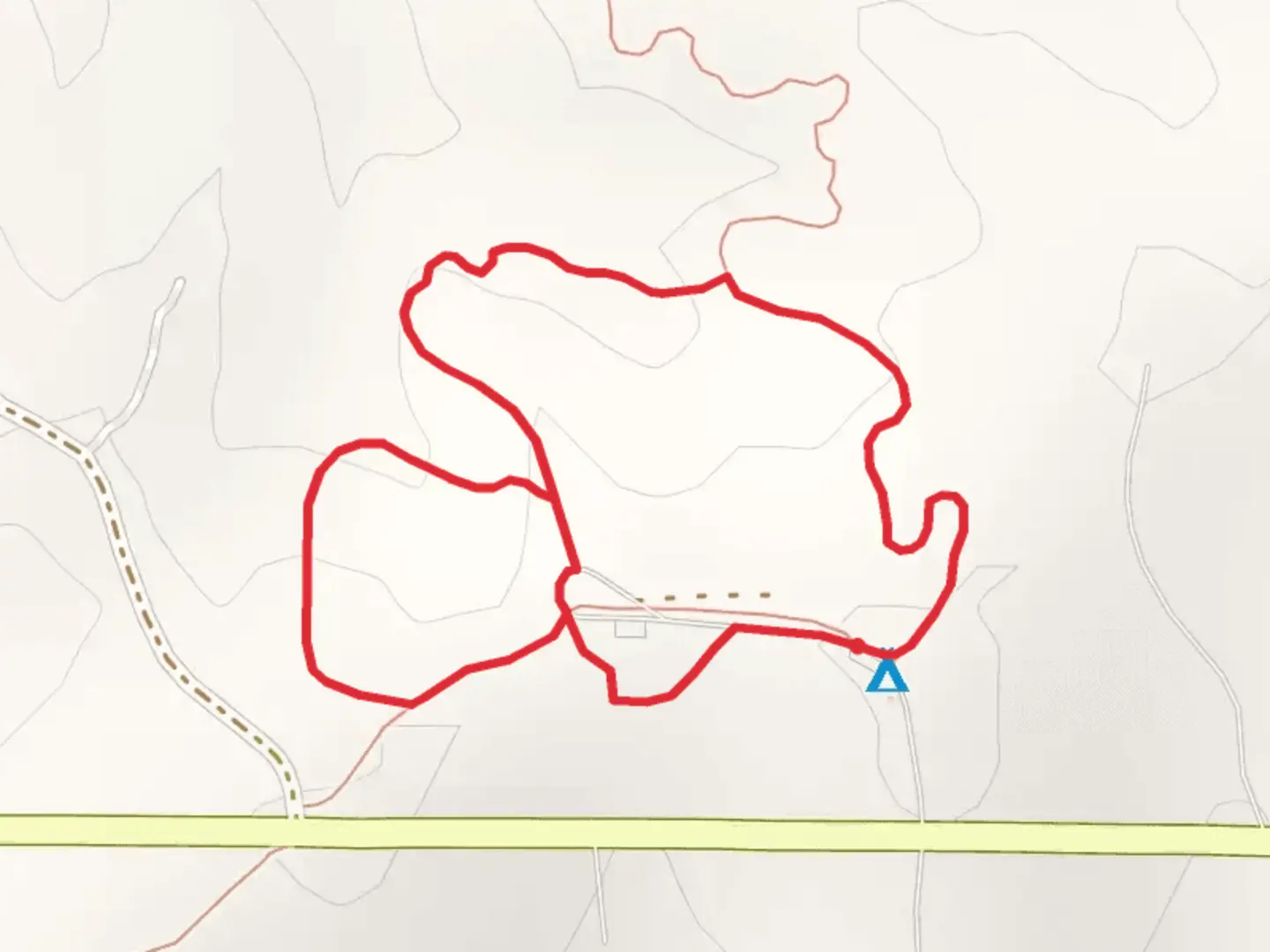 An image depicting the trail Cedar Creek Trail - Pine Ridge Loop and its surrounding area.