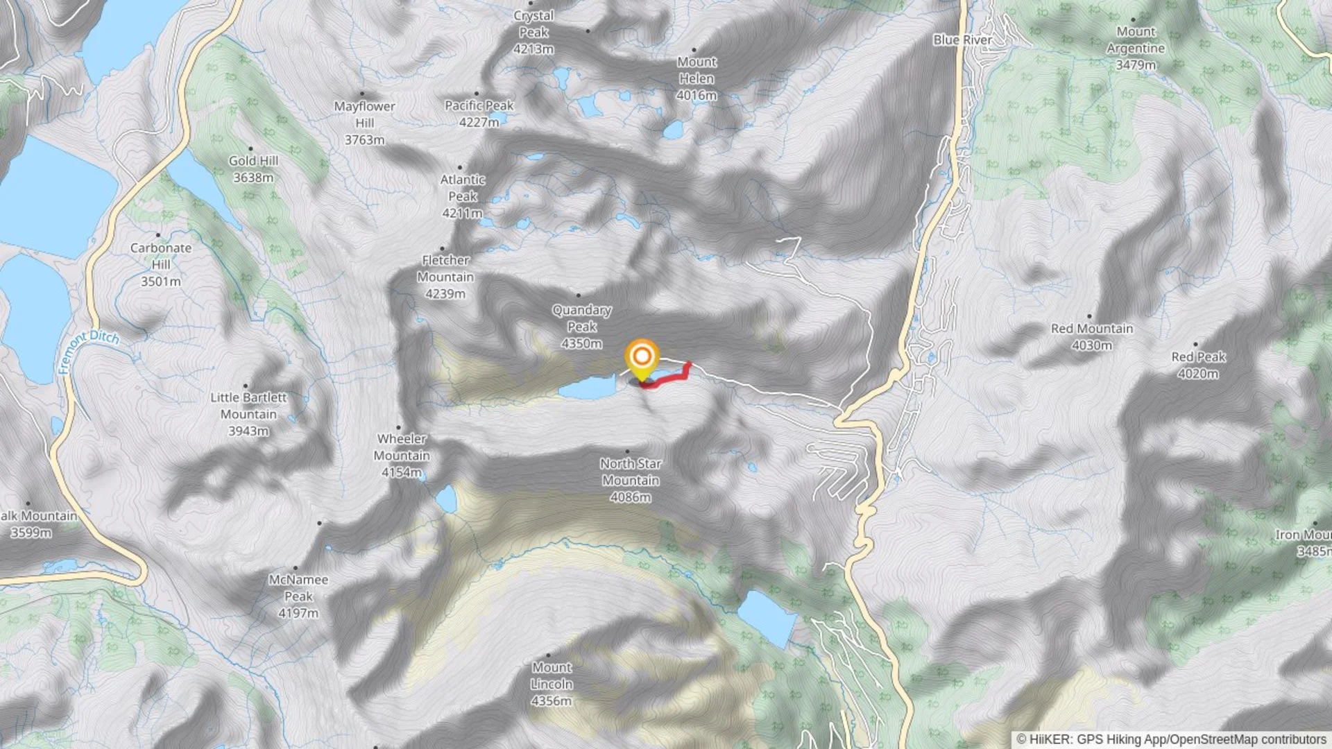 An image depicting the trail Blue Lakes Walk and its surrounding area.