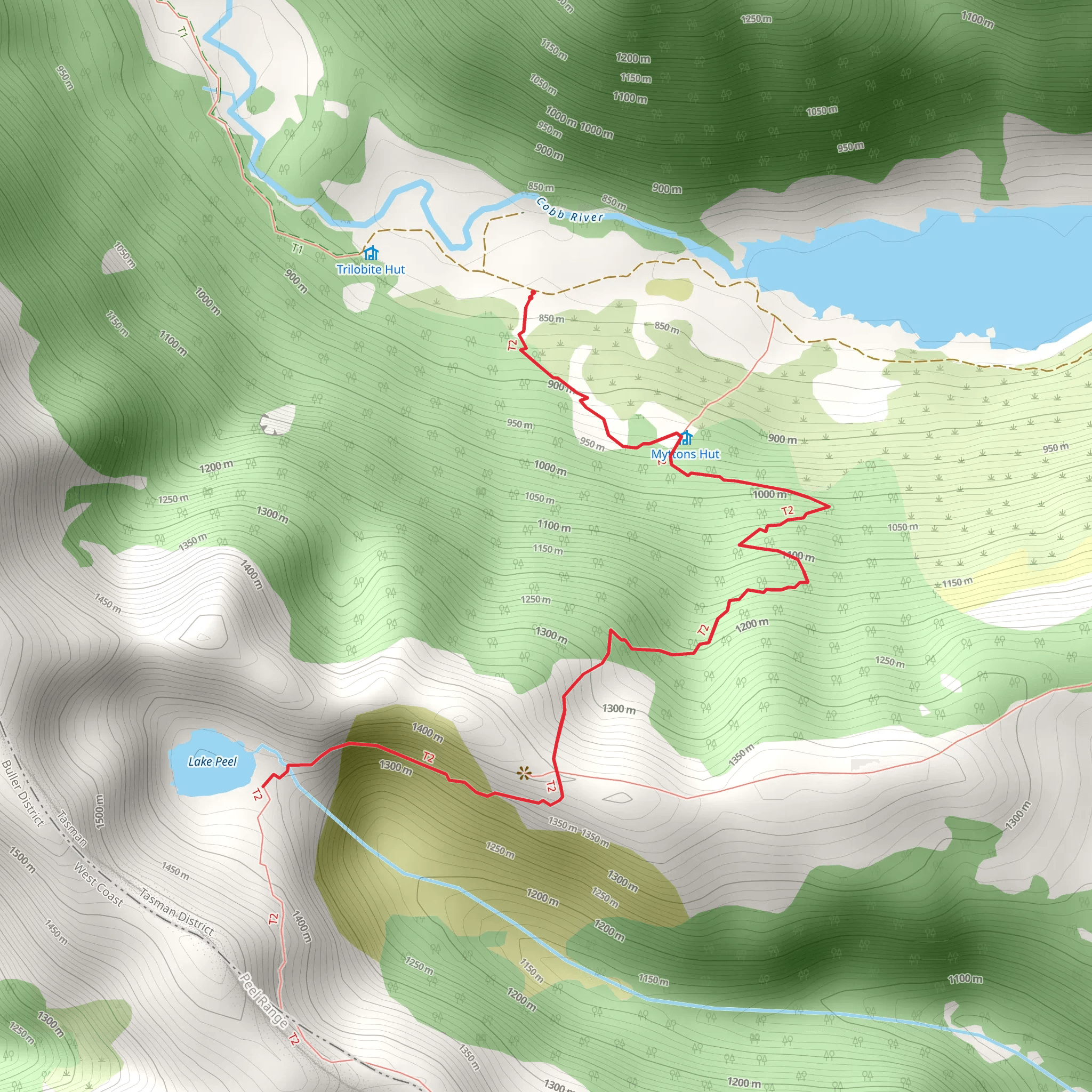 Cobb Reservoir - Lake Peel mobile static map